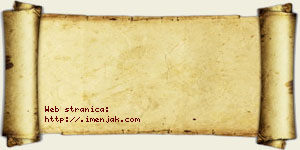 Jovana Pečanin vizit kartica